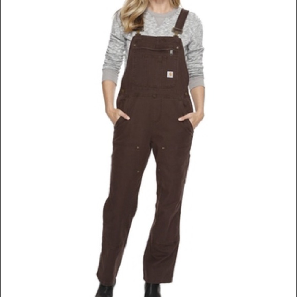 Brand New Brown Carhartt Bib Overalls